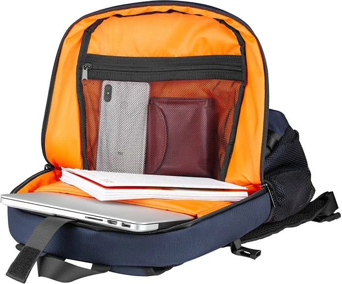 Çantë shpine për notebook Tracer Packer TRATOR47218, 15.6 inç, Poliester, Blu