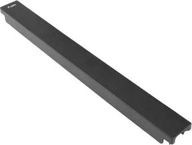 Panel mbulues LANBERG 19" 1U, plastik, i zi