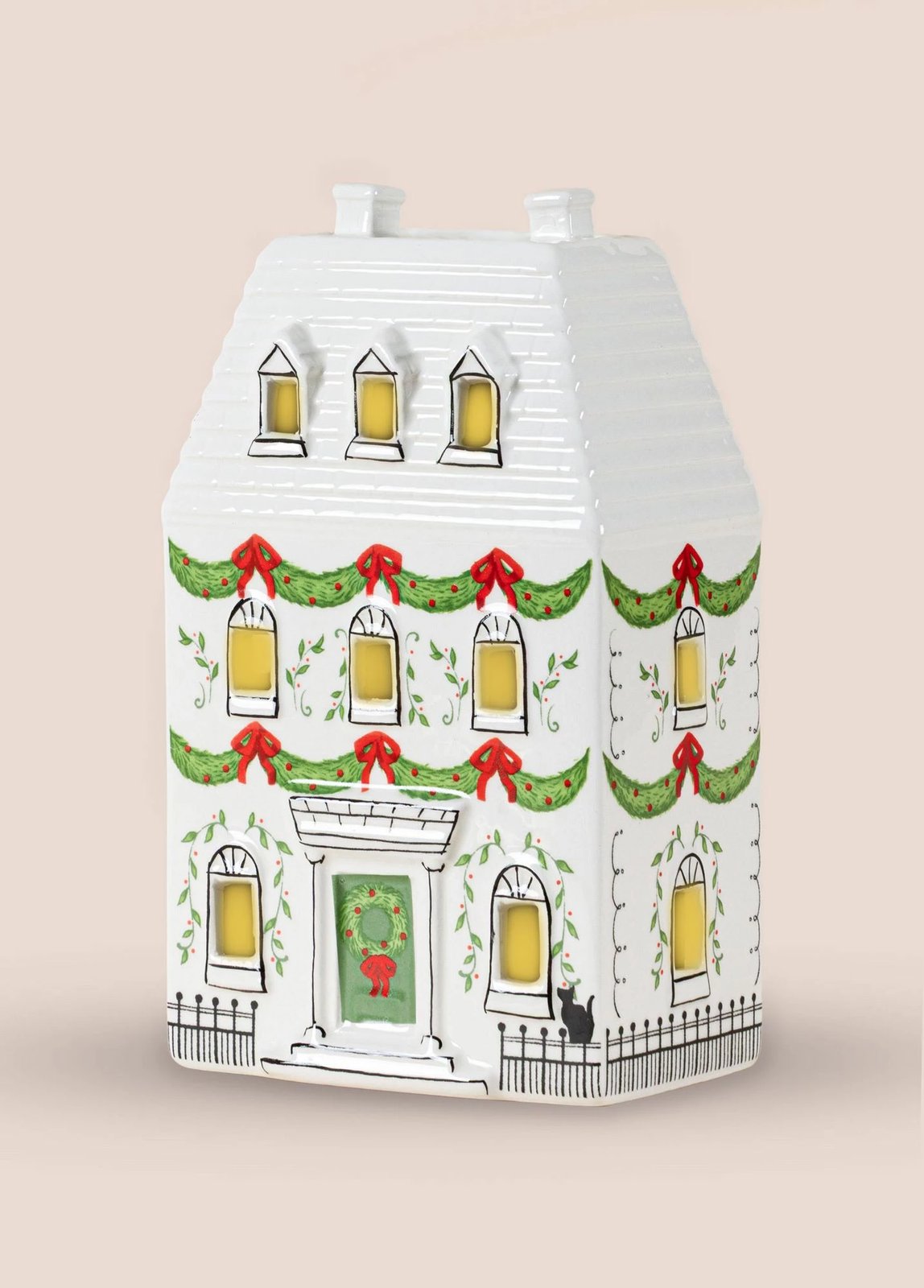 Objekt dekorativ qeramike me dritë LED, Evila Originals, SUS0224