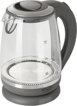 Zierëse elektrike qelqi, Adler AD 1286, 2.0 L, gri