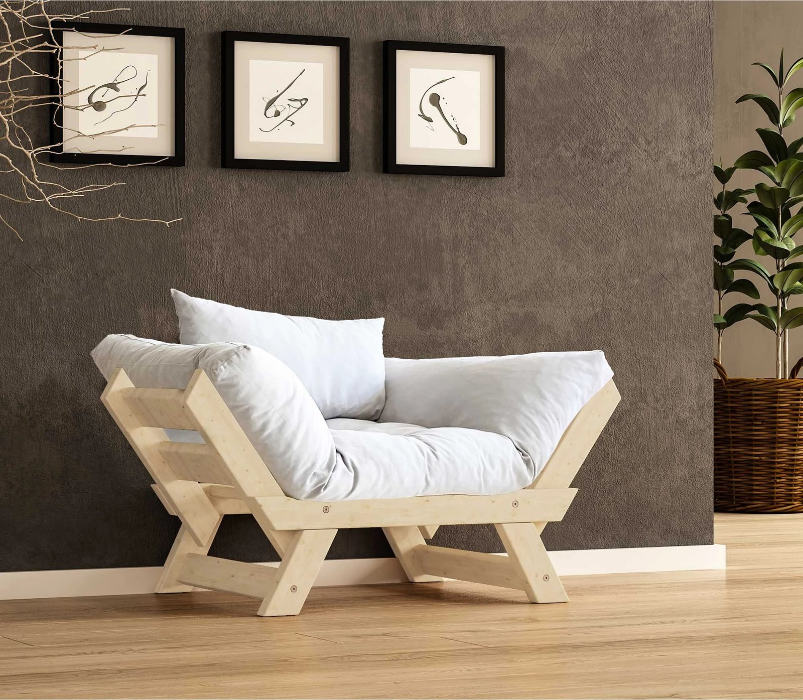 Karrige një vend për kopsht, Skye Decor, CPT8141-140, natyrale/bardhë