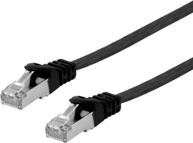 Kabllo rrjeti Equip Cat.6A U/FTP, 0.5m, e zezë