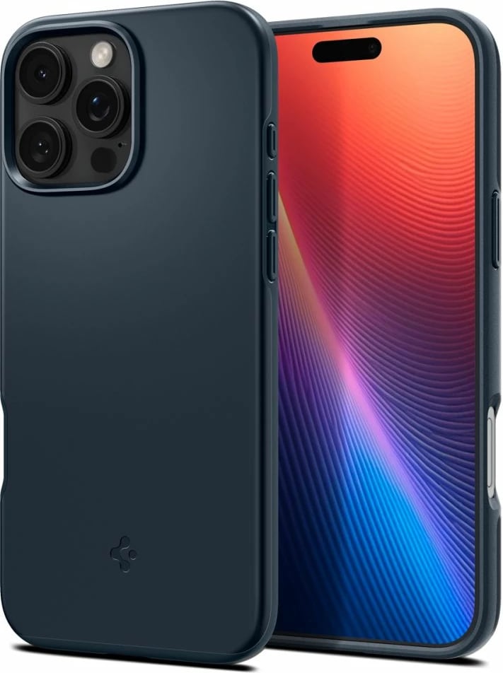 Mbështjellës Spigen Thin Fit MagSafe për iPhone 16 Pro Max, Gri e errët