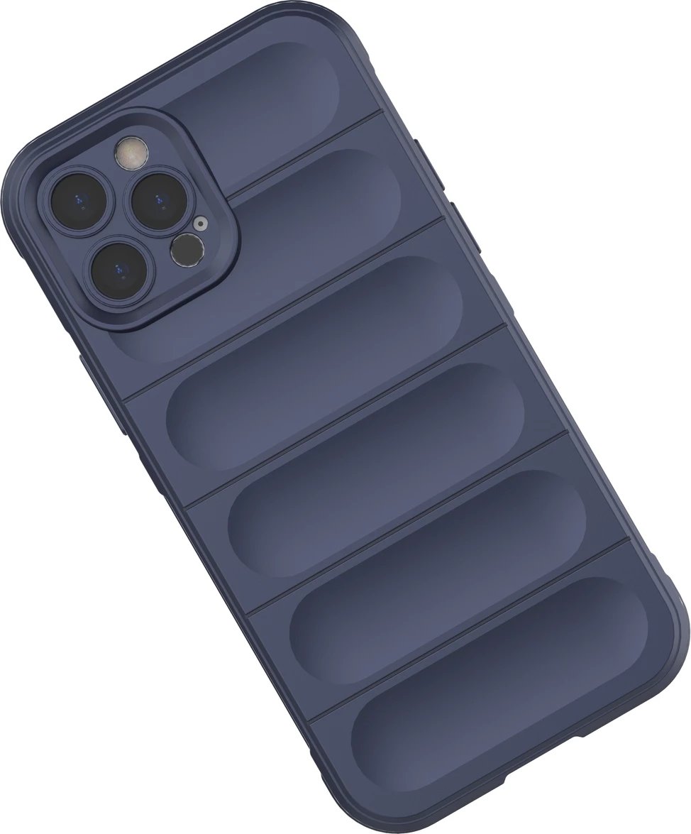 Mbështjellës Hurtel Magic Shield Case për iPhone 12 Pro, fleksibil, i blinduar, i kuq