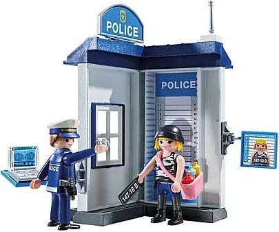 Set lodrash Playmobil Action Heroes 71733, dhomë hetimi policie, 38 pjesë