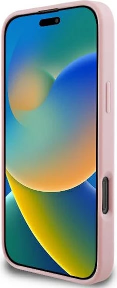 Mbështjellës Guess Fixed Glitter Big 4G për iPhone 16 Pro, Rozë Mbështjellës Guess Fixed Glitter Big 4G për iPhone 16 Pro, Rozë