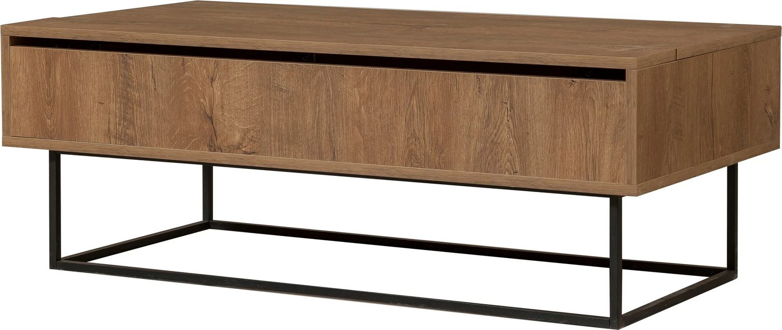 Set mobiljesh për dhomë dite, Laxus Takım 9, ngjyrë arre dhe e zezë