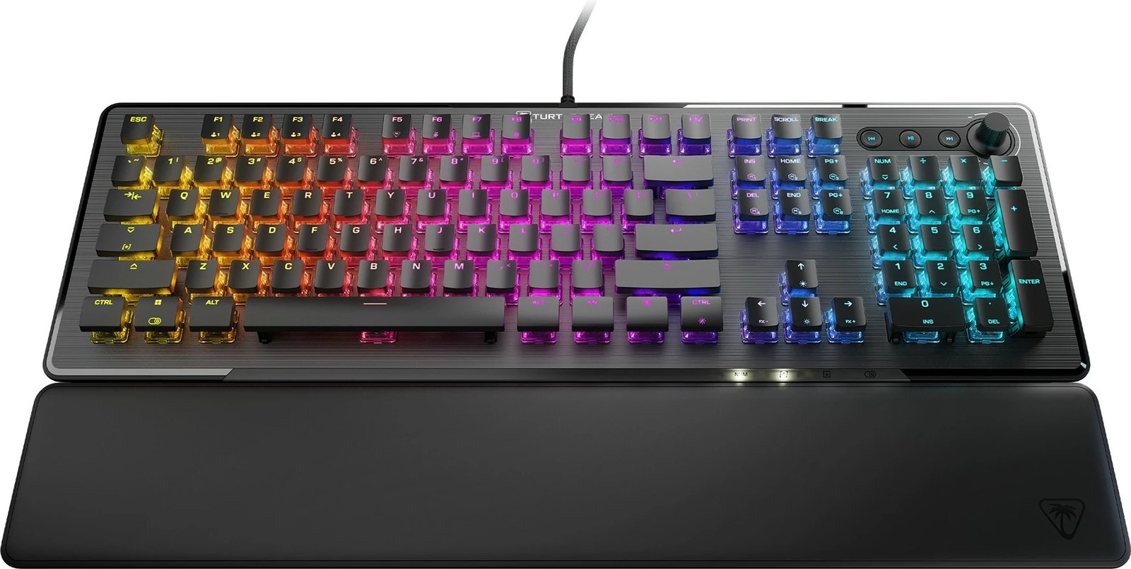 Tastierë mekanike Turtle Beach Vulcan II, full-size, RGB LED, me kabllo, e zezë