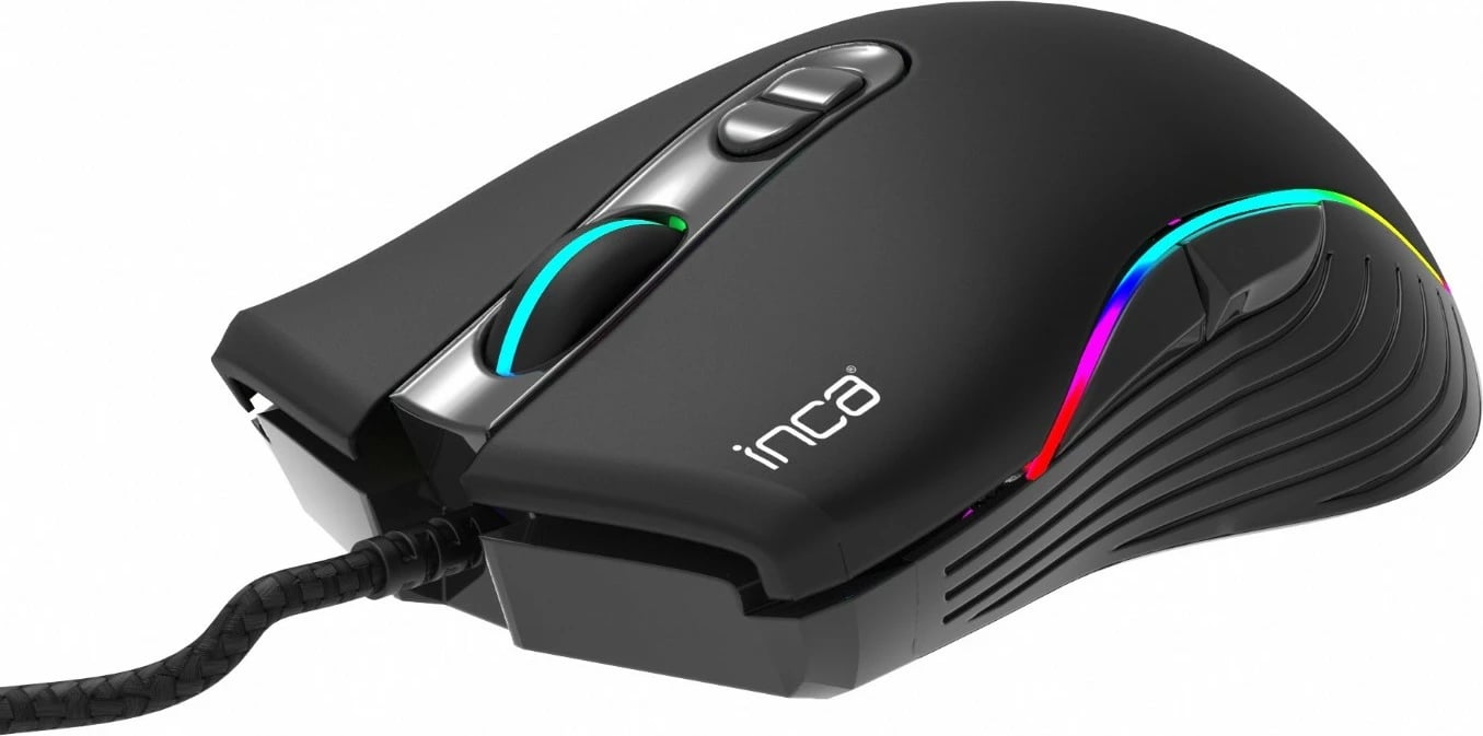 Maus gaming Inca IMG-GT15, 4800 DPI, RGB, 7 butona, USB, i zi
