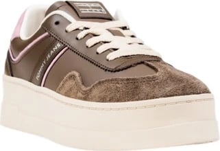 Atlete femra Tommy Hilfiger Jeans, kafe