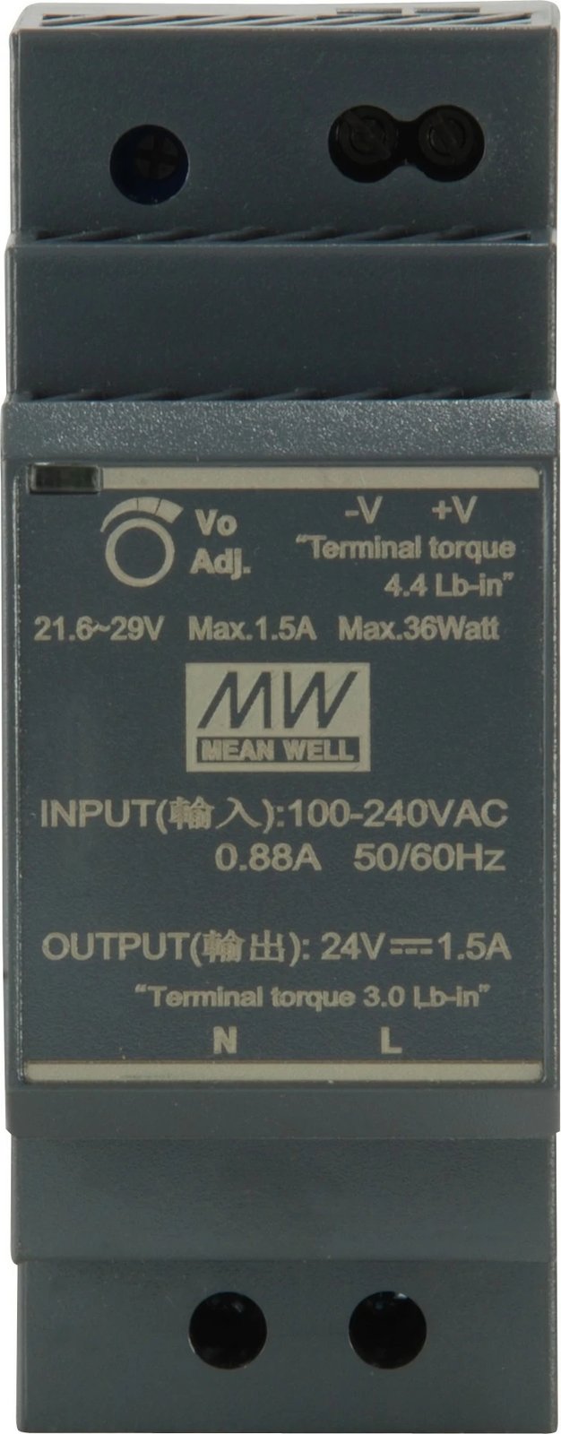 Furnizues industrial energjie LevelOne POW-2411, 24V DC, 30W, i zi
