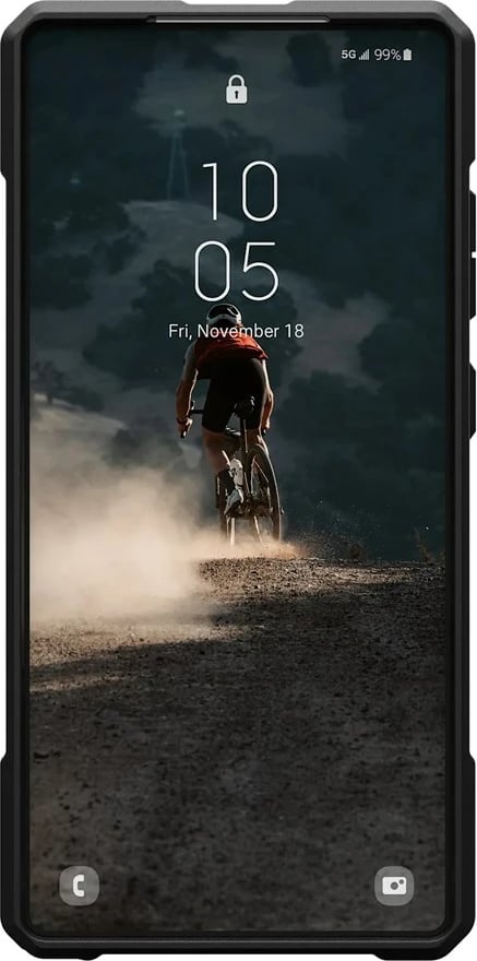 Mbështjellës Urban Armor Gear Monarch Pro për Samsung, 6.8", Polikarbonat, zi/kuqe
