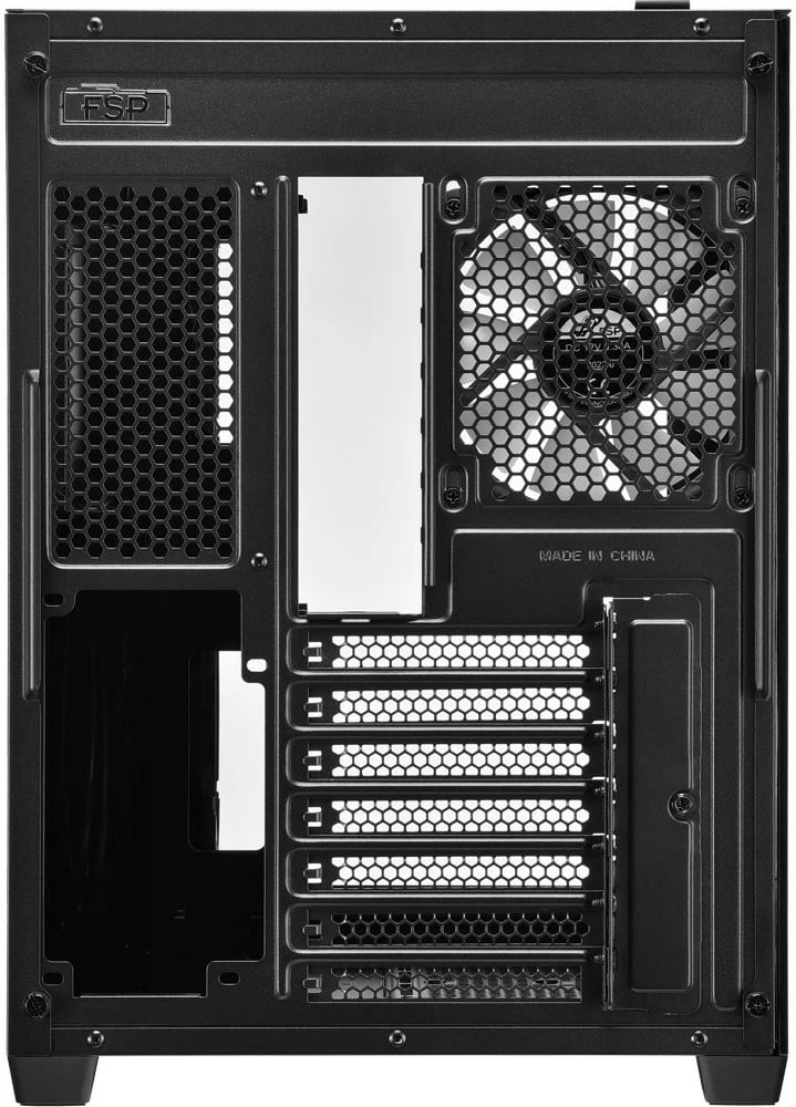 Kasë FSP CMT380 RGB, Midi Tower, xham, ndriçim RGB, e zezë