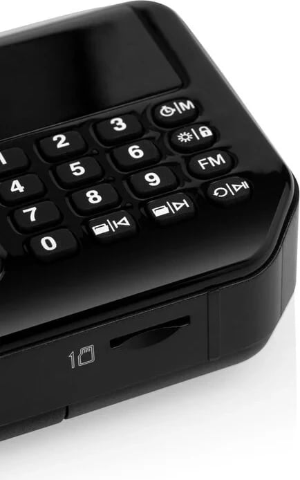 Radio Portative me Bluetooth, Micro SD, Lcd dhe FM Digjital GOGEN GOGFMP125BTB