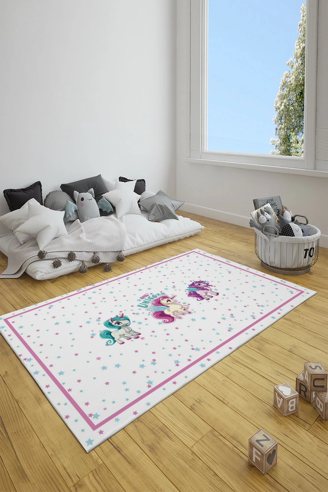 Qilim për fëmijë, shumëngjyrësh, 80x150cm, Conceptum Hypnose CT-3039