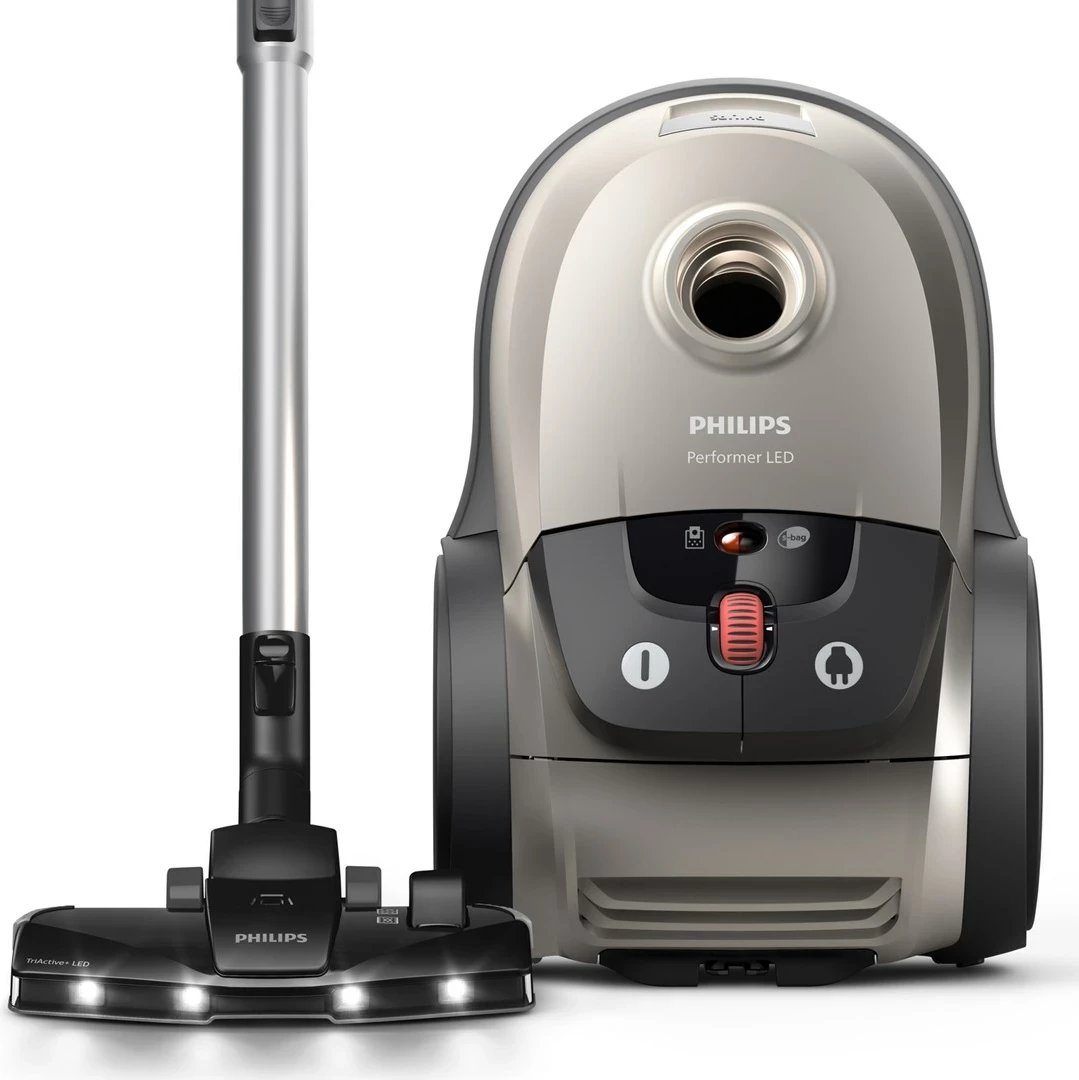 Fshesë me korrent Philips Performer LED XD 8152/12, Gri
