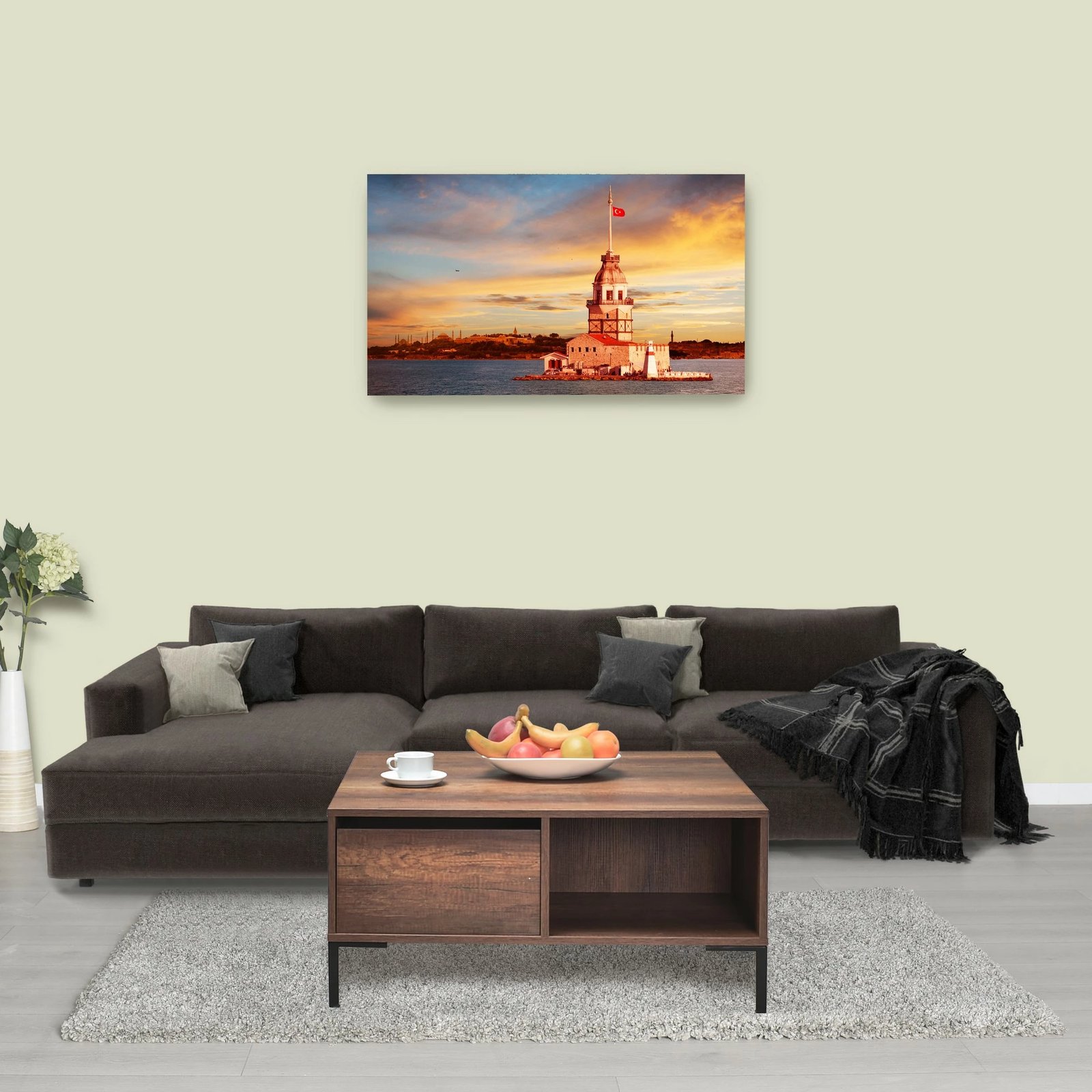 Tavolinë kafeje Hanah Home, ngjyrë arre, Shp-660-Oo-1