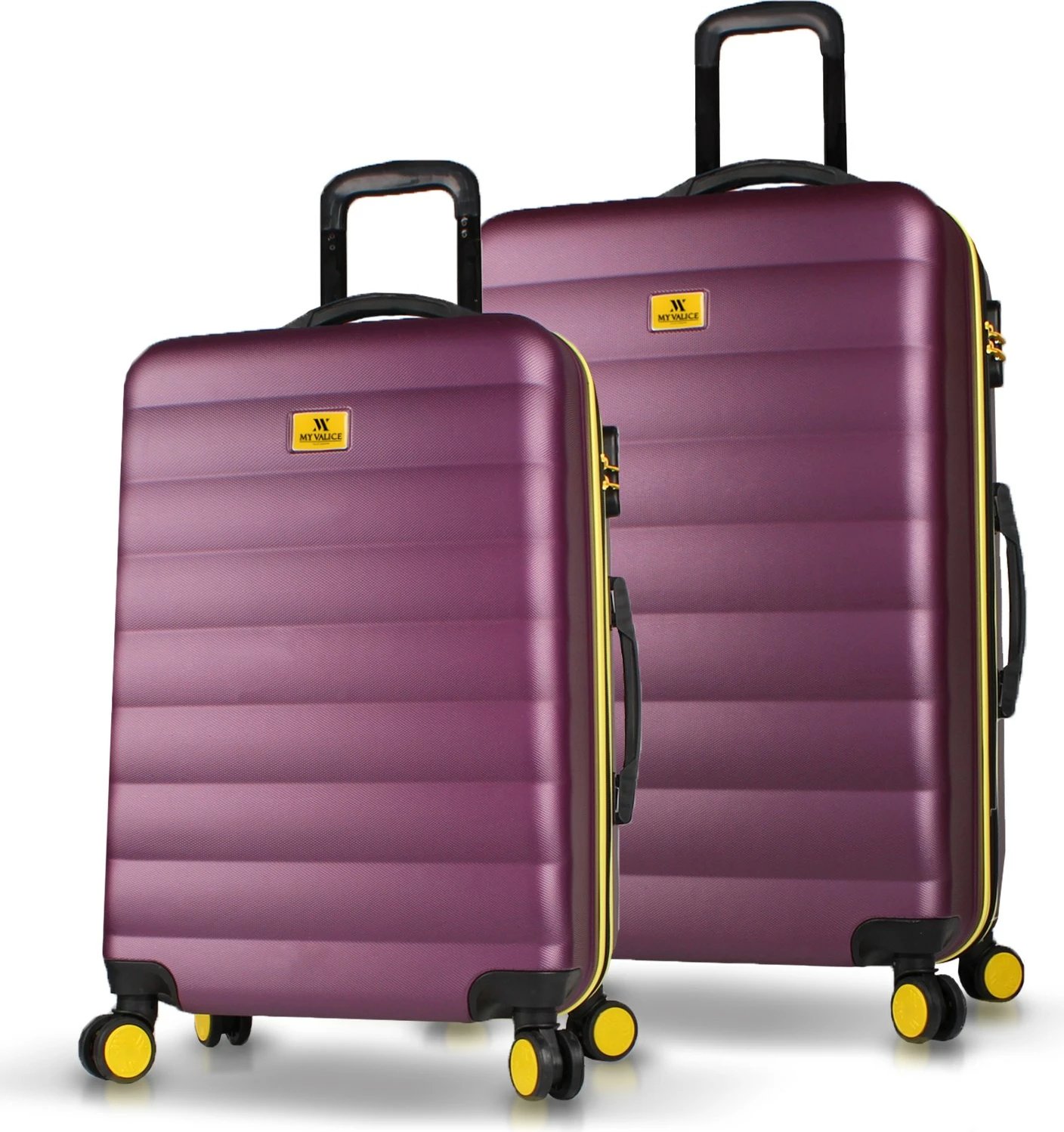 Set valixhesh (2 copë), ngjyrë damson, Zoozie Bags, 6650