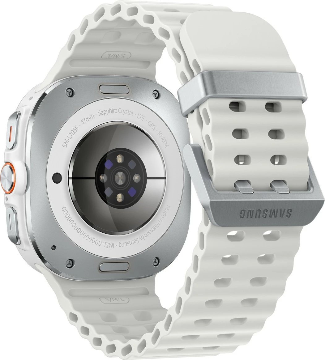 Smartwatch Samsung Galaxy Watch Ultra, 3.81 cm, AMOLED, Wi-Fi, GPS, e bardhë