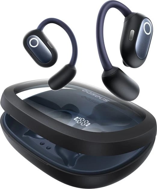 Kufje Baseus Eli Fit Open-Ear, Wireless, Bluetooth, USB Type-C, Zezë