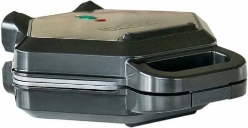 Aparat për waffle bubble, UNOLD, Bobby 48245, 700 W, rrotullim 180°, veshje jo-ngjitëse, e zezë/argjend