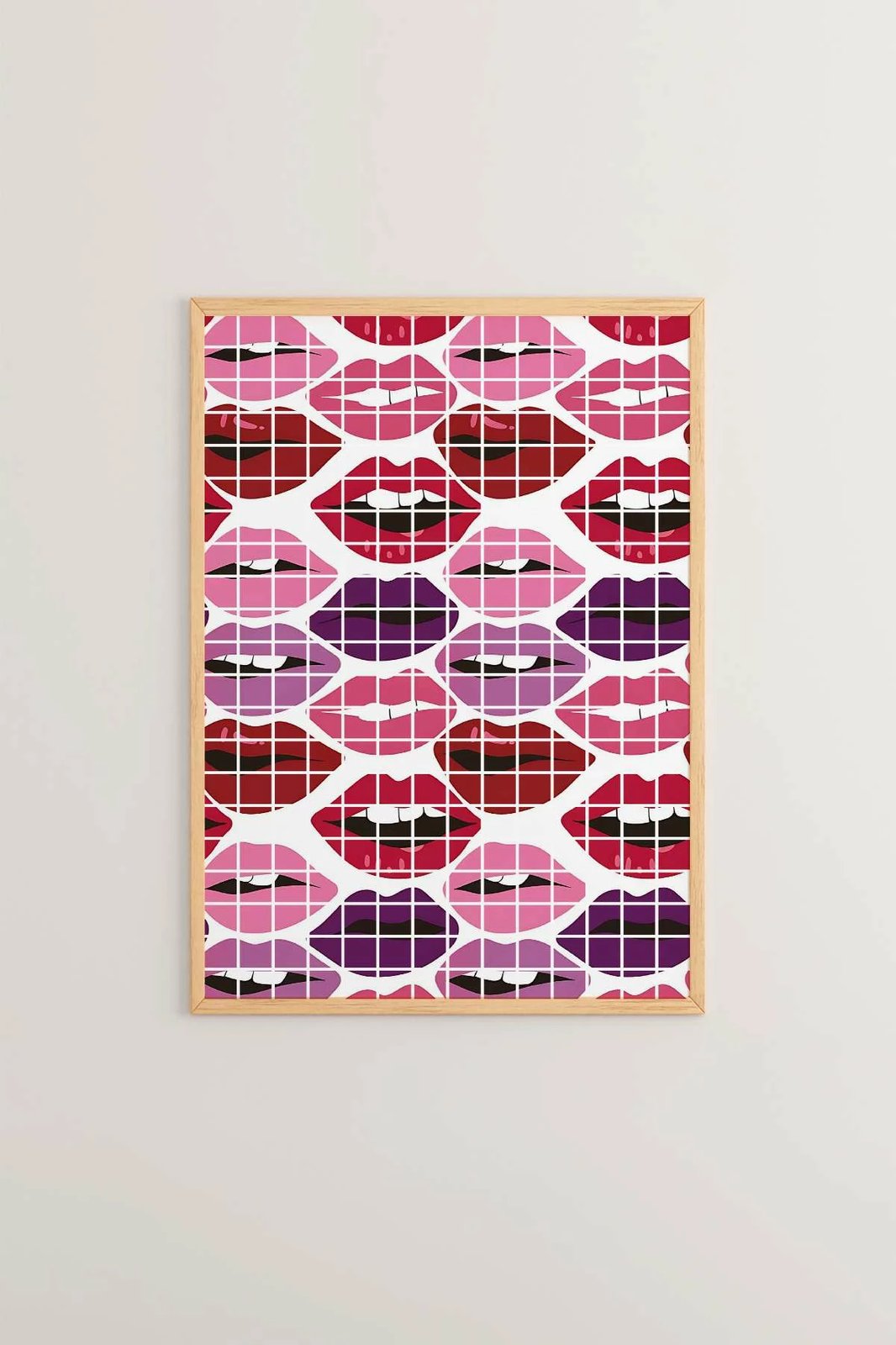 Pikturë dekorative me kornizë, Wallity Popkare17, shumëngjyrëshe, 33x48cm