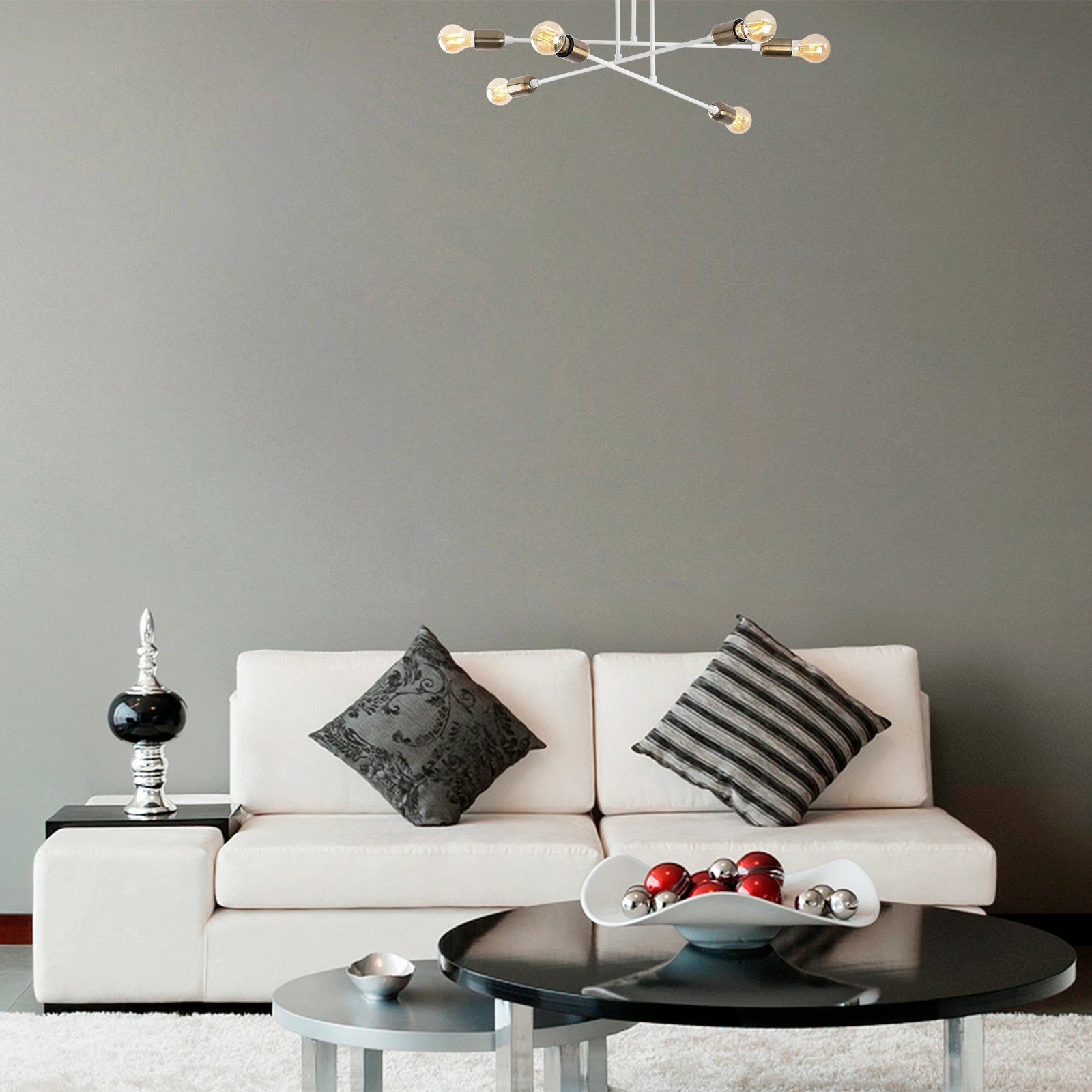 Llambë tavani Opviq, Fleur - 1503, e bardhë, 66x66x27cm