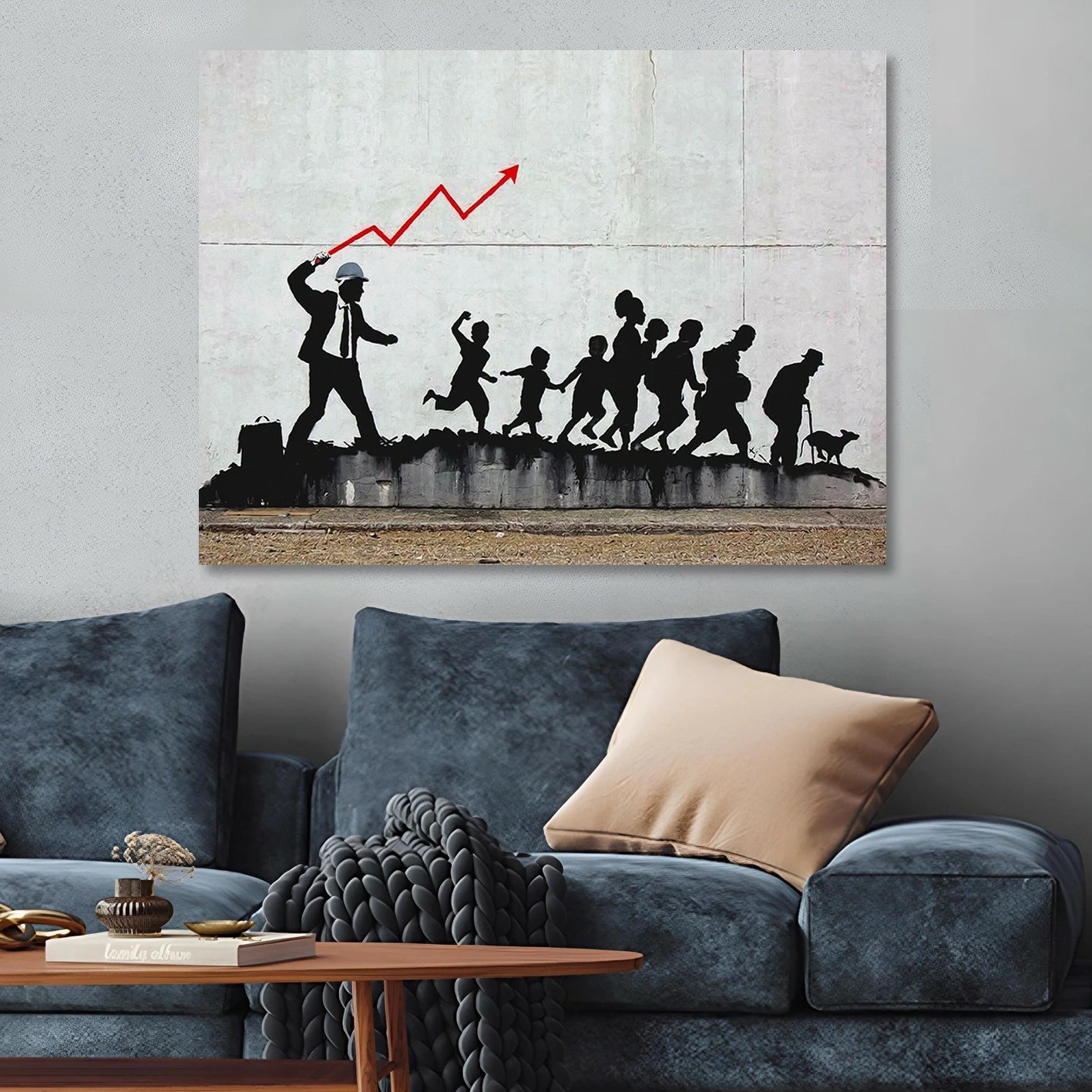 Pikturë dekorative në kanavacë, Wallity, KNV4472_5070, 50x70cm