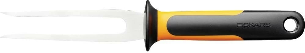 Pirun mishi Fiskars Functional Form 1057548, maja 11 cm, gjatësia 23.5 cm, çelik inoks, dorezë plastike, zi/portokalli/argjendtë