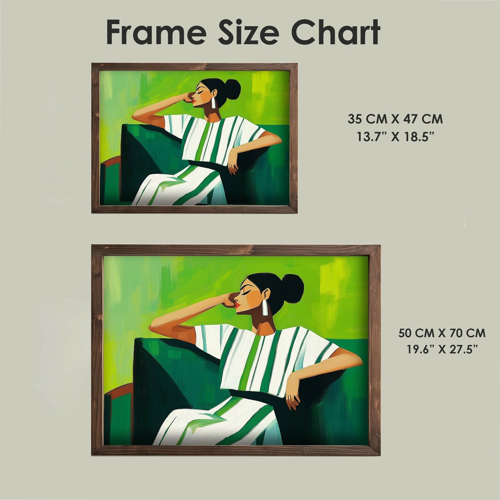 Pikturë dekorative me kornizë MDF, shumëngjyrëshe, Wallity, TUN127-L