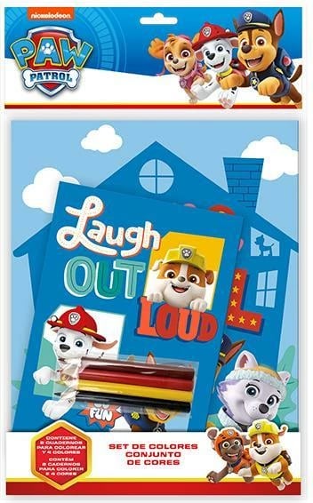 Set pikturimi EUROSWAN Paw Patrol I me lapsa ngjyrosës, 31x21x2cm