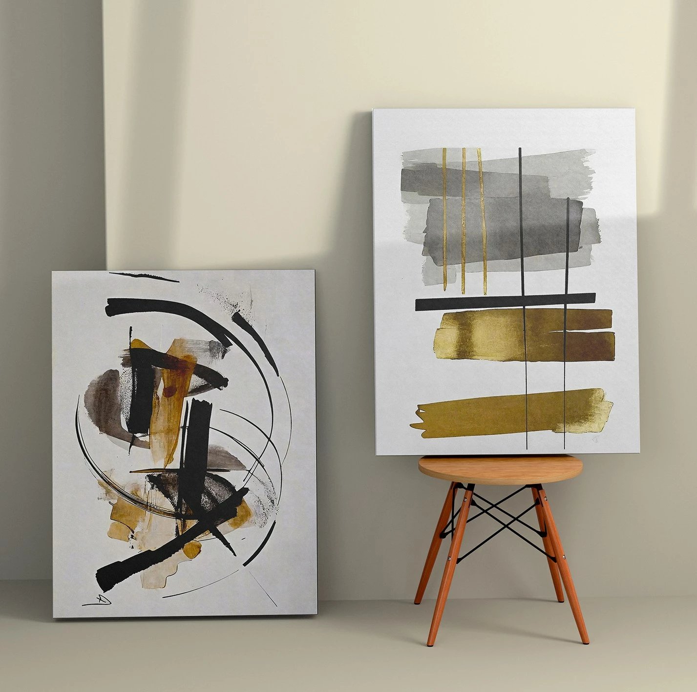 Pikturë dekorative në kanavacë (2 copë), Wallity, 2KNV4350, 70x100 cm