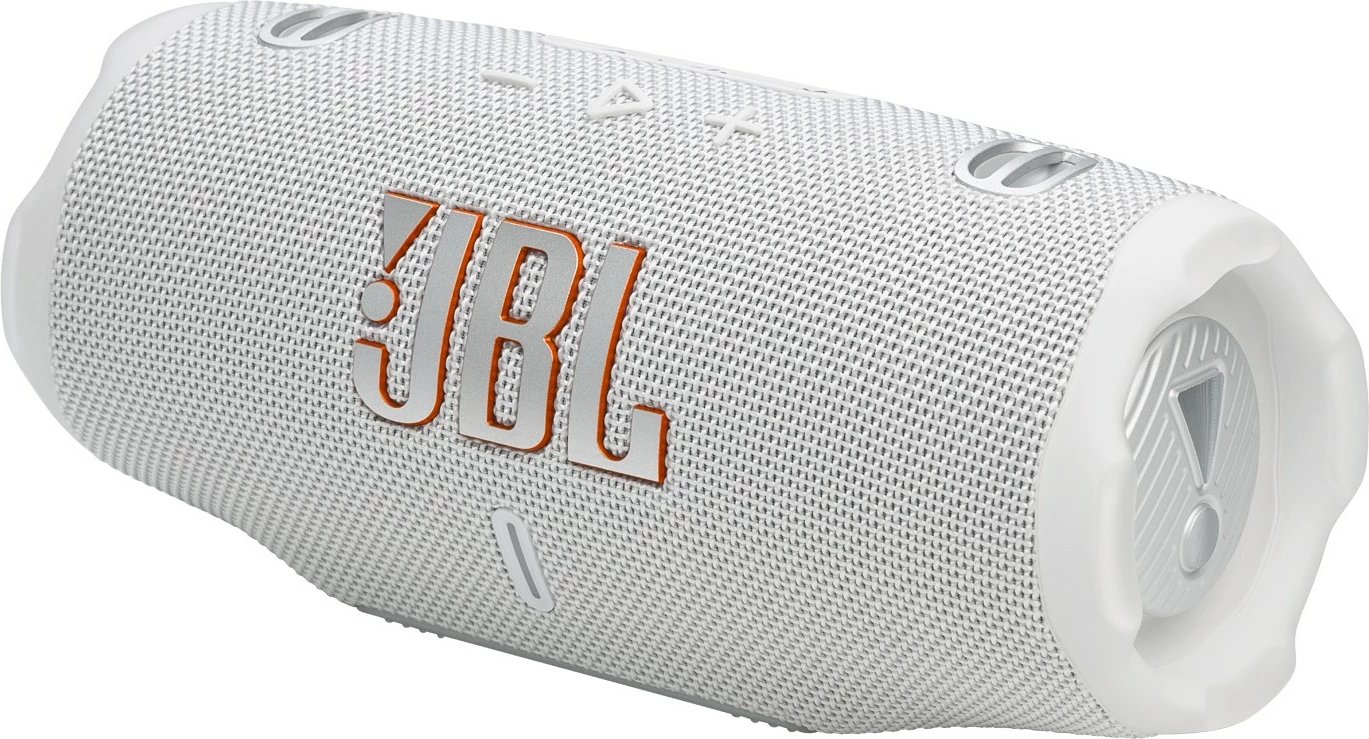 Altoparlant JBL Charge 6, 45W, 24 orë bateri, Bluetooth 5.4, i bardhë