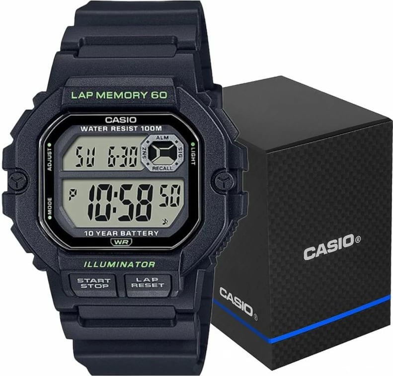 Orë dore unisex Casio, e zezë