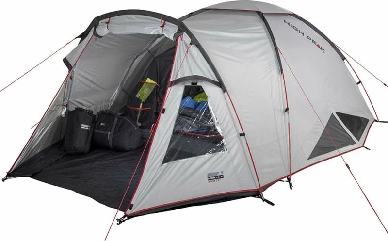 Tenda për kamping High Peak Alfena 3, gri e lehtë Tenda për kamping High Peak Alfena 3, gri e lehtë