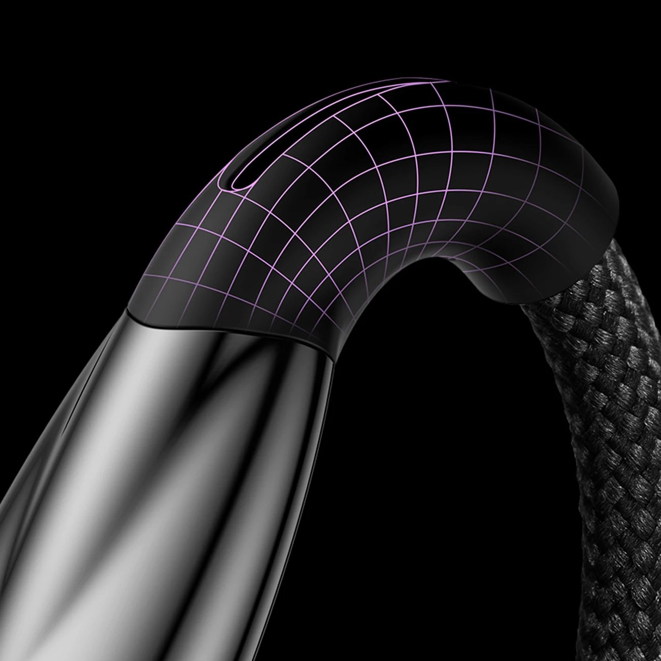 Kabllo karikimi dhe të dhënash Baseus Glimmer Series, USB-A në USB-C, 1m, 100W, Bardhë