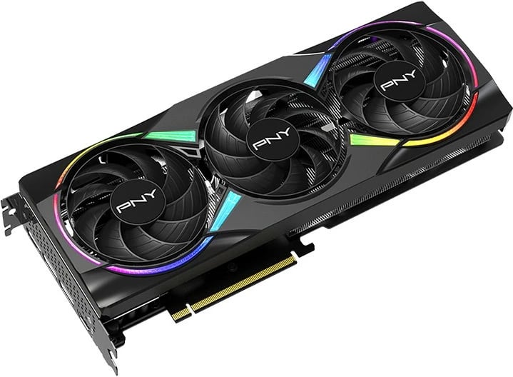 Kartë grafike PNY GeForce RTX 5060 Ti, 8GB DDR7, ARGB, OC, PCI-E 5.0, e zezë