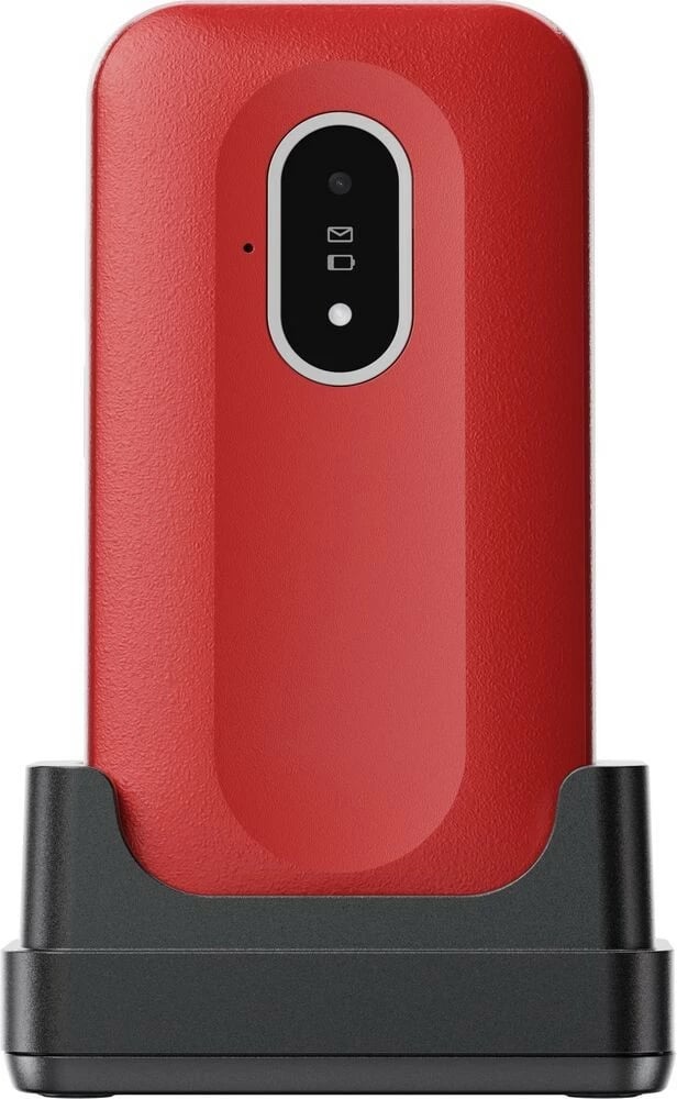 Celular Doro Leva L20, Clamshell, 2.8", 2 MP, 1150 mAh, Kuq, Bardhë