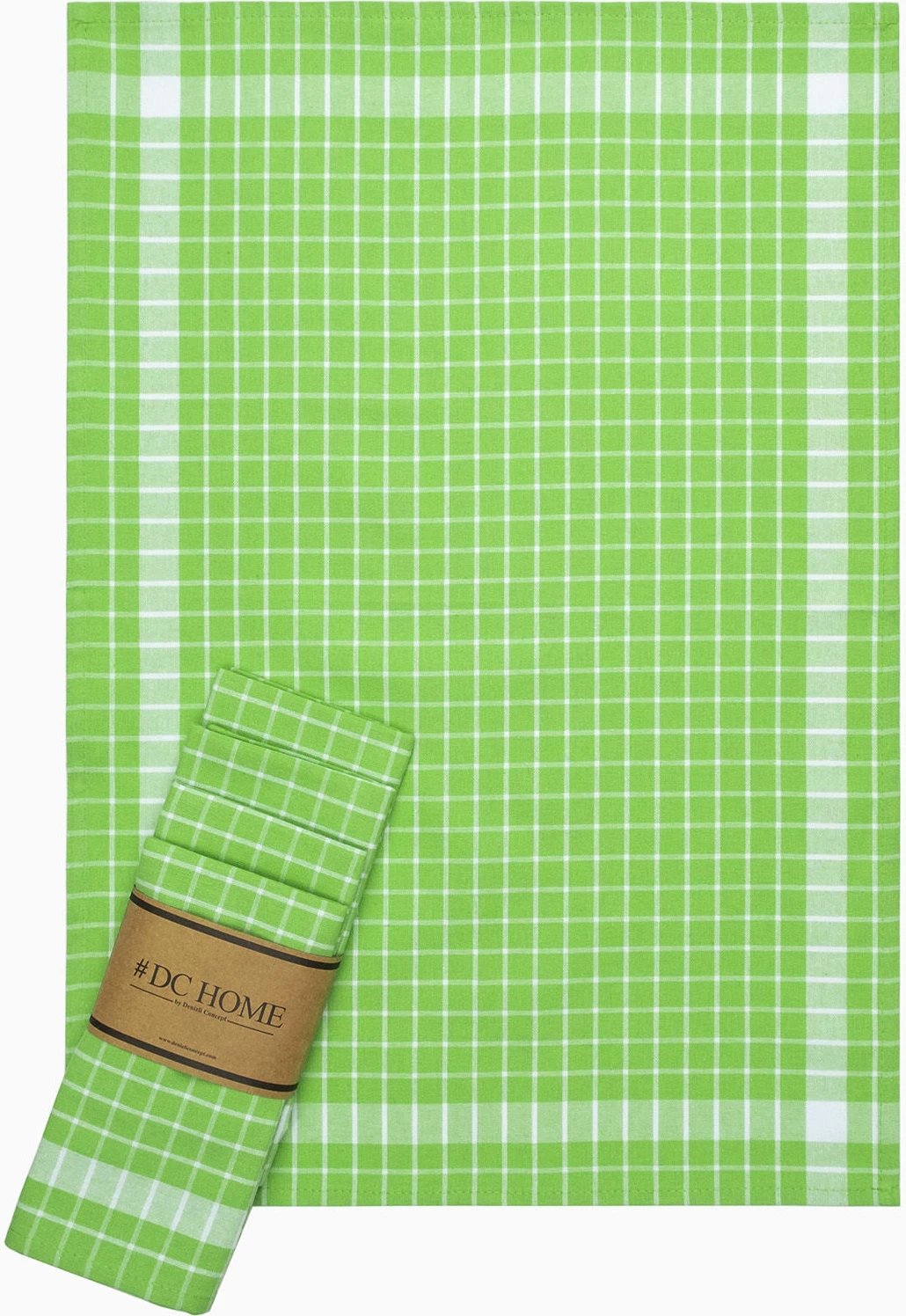 Set peshqirësh duarsh (5 copë), Hermia Concept, kareli, ngjyrë e gjelbër