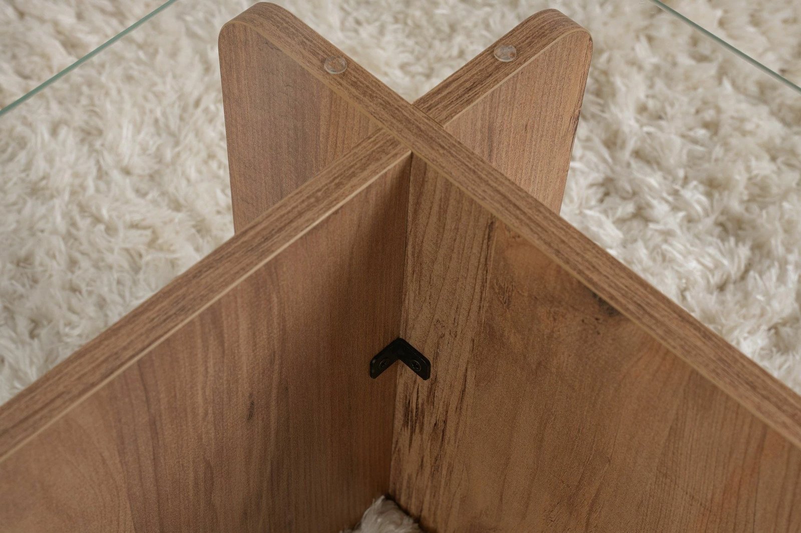 Tavolinë kafeje Nordure, Flavio, ngjyrë Atlantic Pine