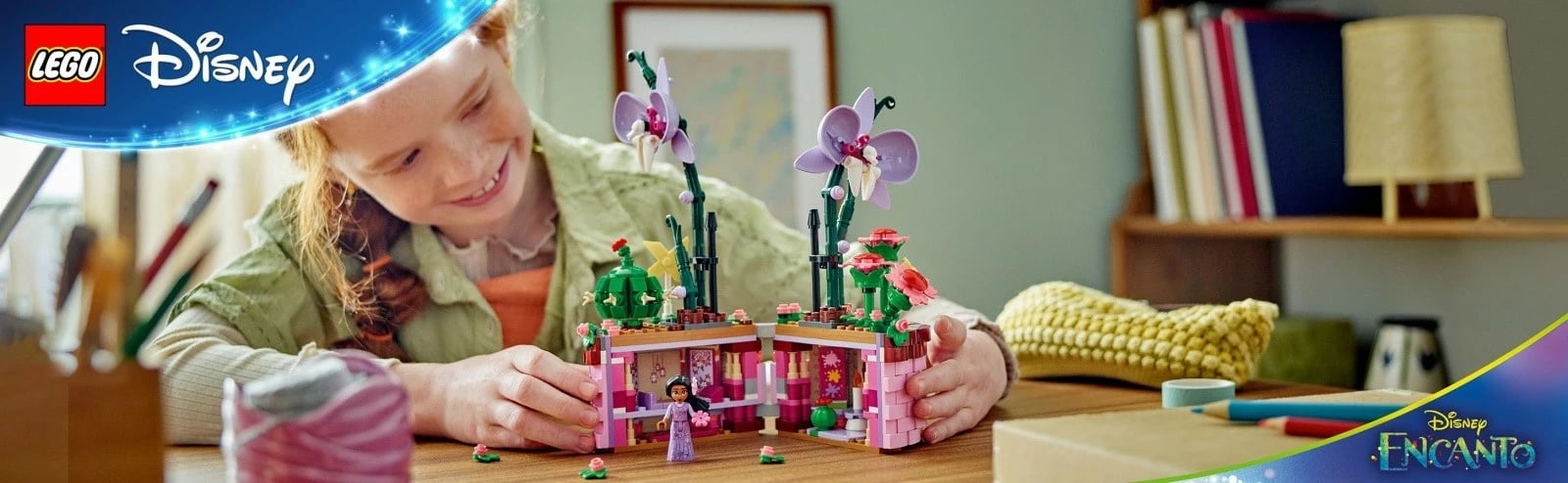 Set LEGO Disney Encanto Isabeli Flowerpot 43237, 641 pjesë, për fëmijë, Plastikë