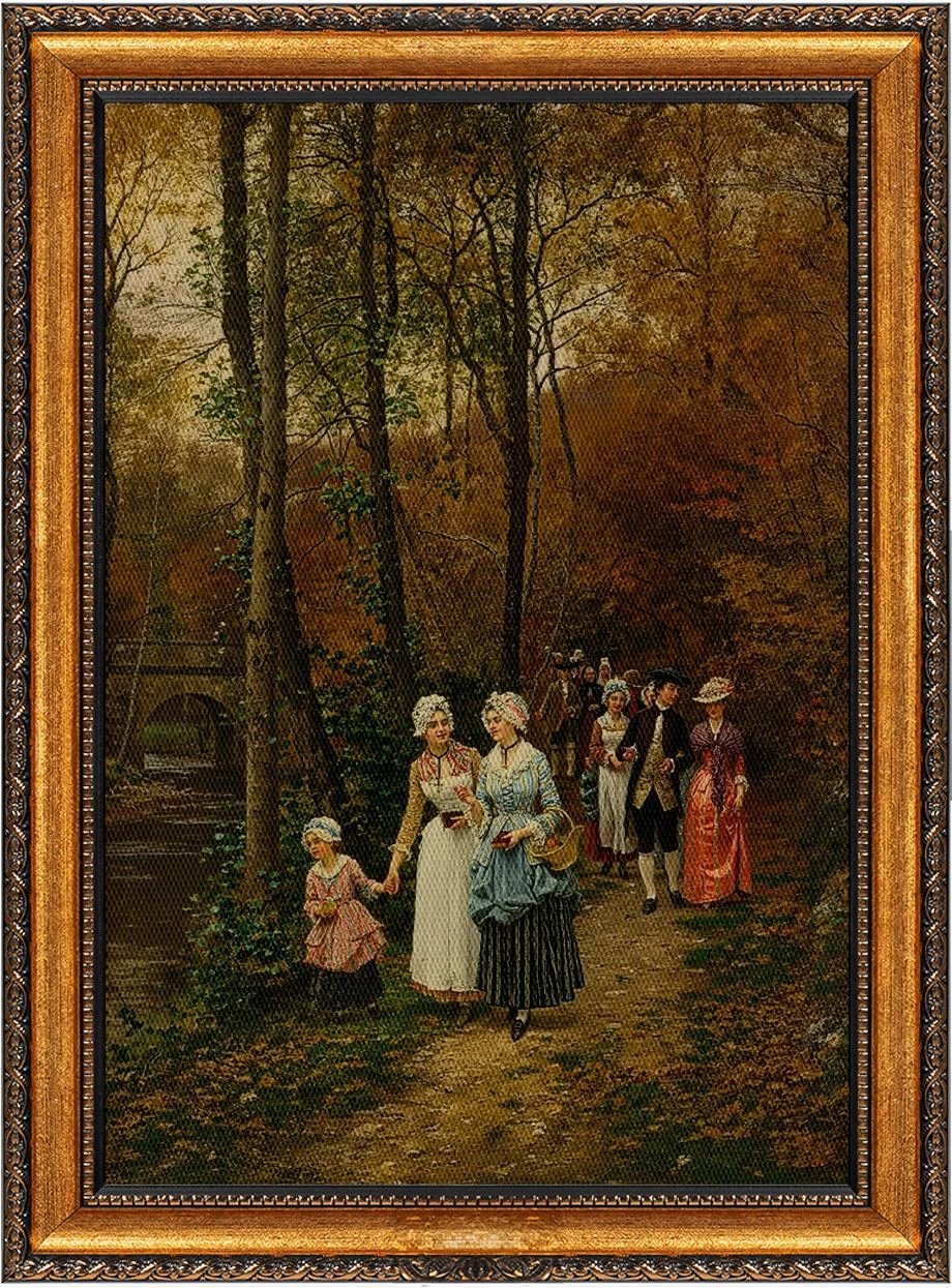 Pikturë dekorative në kanavacë me kornizë, shumëngjyrëshe, Wallity, ATCRCVCNVSMDL27, 40x60cm