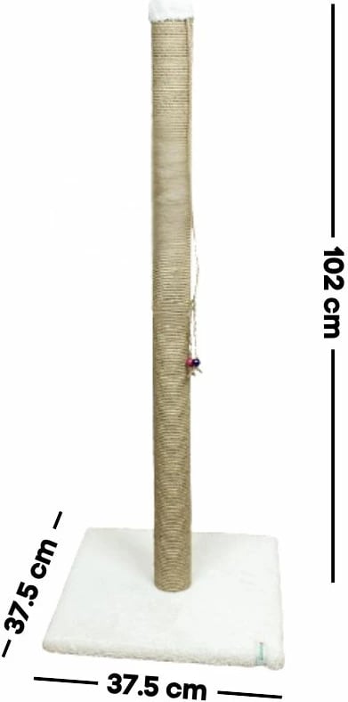 Dërrasë gërvishtëse për mace, Paws & Whiskers, Aero, e bardhë