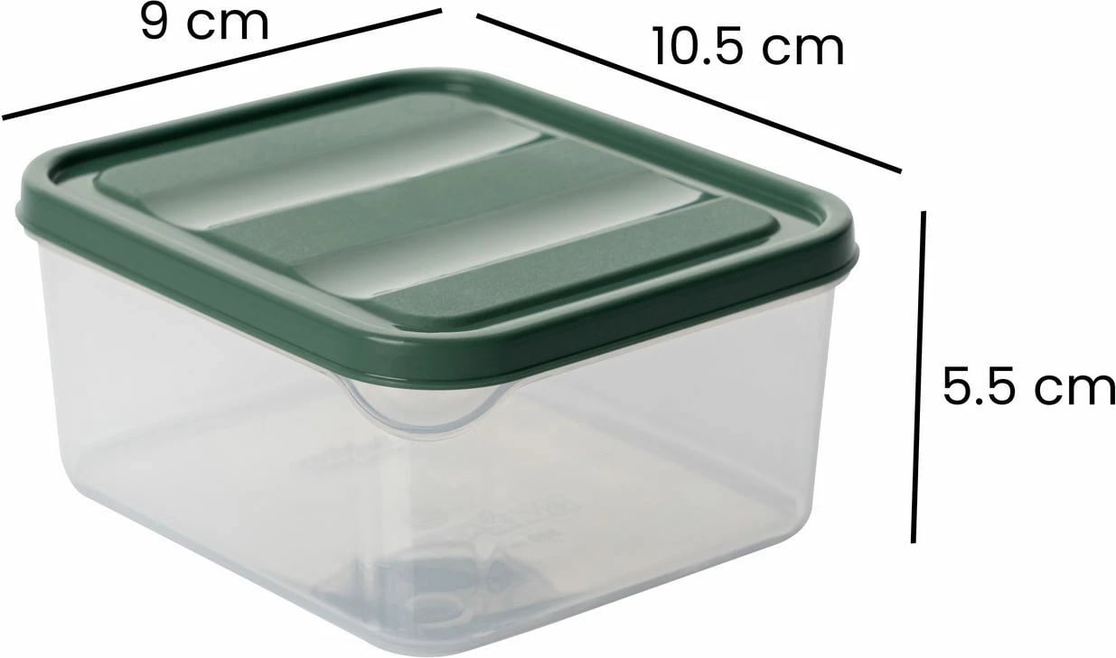 Set kuti për ruajtje (12 copë), Hermia, YYBLLA35012LI, ngjyrë e gjelbër