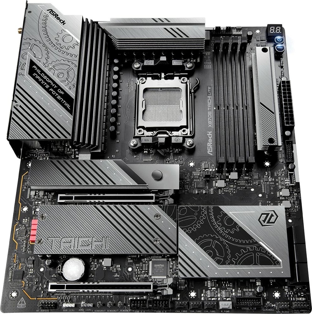 Pllakë amë ASRock X870E Taichi Lite, Socket AM5, 4x DDR5, E-ATX, e zezë