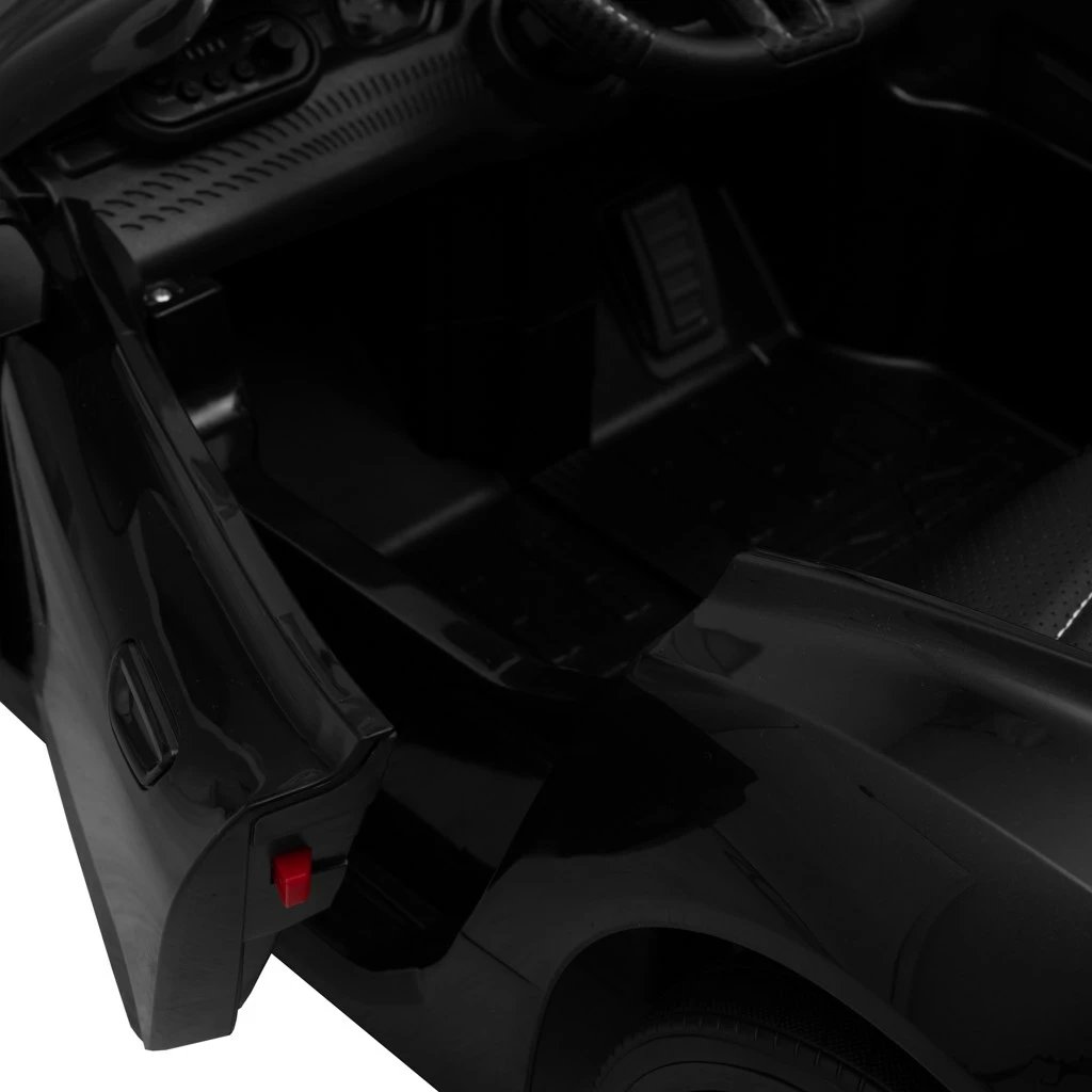 Makina lodër elektrike, BABY MIX, Maserati GranTurismo, 12V 4.5Ah, 2×45W, telekomandë 2.4G, Bluetooth, rrota EVA, sedilje eco-lëkurë, e zezë