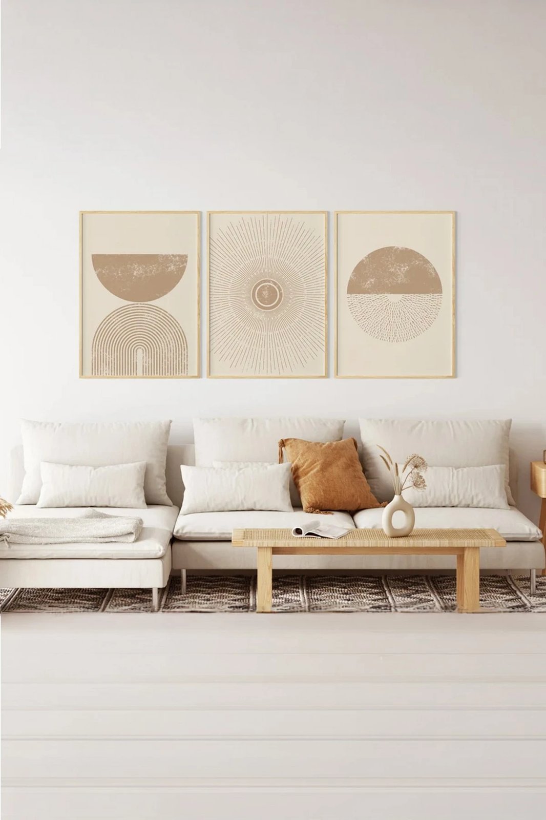 Pikturë dekorative me kornizë (3 copë), Wallity, 3Dartsohoset14