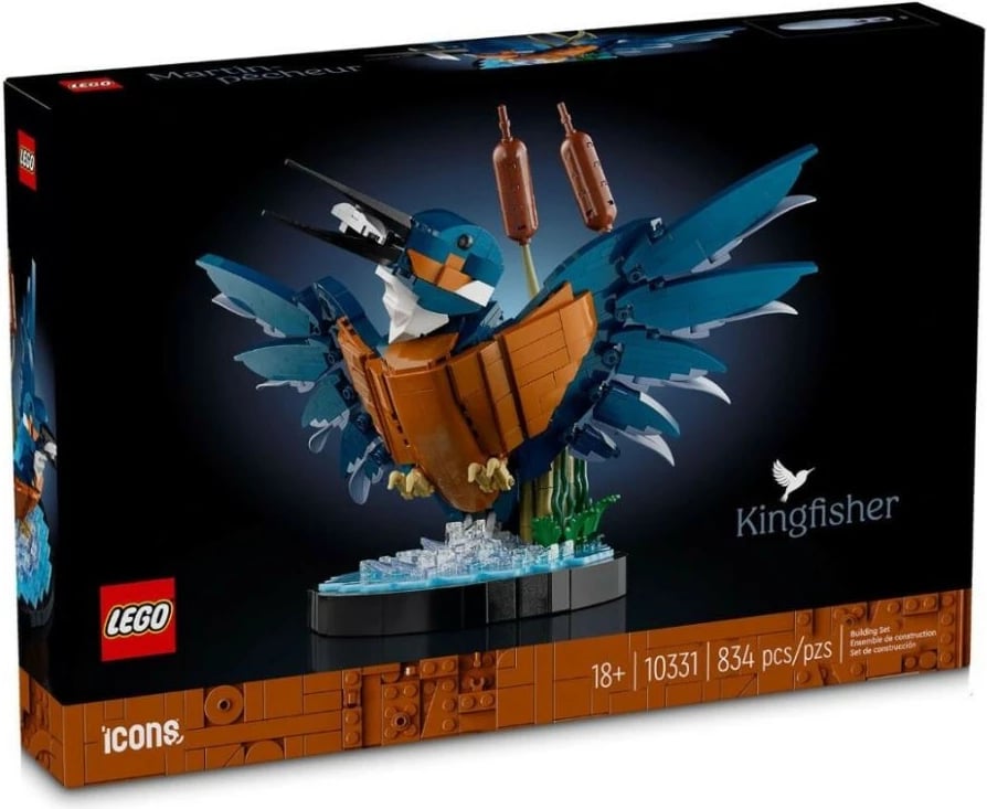 Set ndërtimi LEGO Icons Kingfisher 10331, 834 pjesë, për të rritur