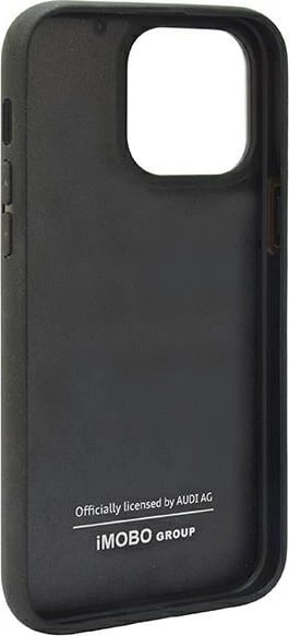 Mbështjellës Audi Carbon Fiber Stripe për iPhone 14 Pro Max 6.7", i zi