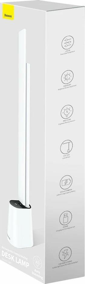Llambë tavoline Baseus Smart Eye DGZG-02, LED, e palosshme, e bardhë Llambë tavoline Baseus Smart Eye DGZG-02, LED, e palosshme, e bardhë